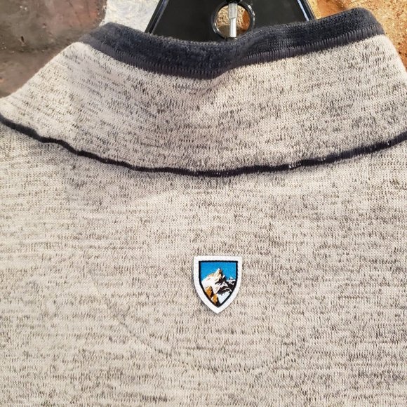 KUHL Ryzer 1/4 Zip Long Sleeve Pullover Shirt Men's Size 2XL Style #3112 Gray - Picture 8 of 12